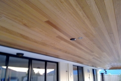 Pre finished cedar lining