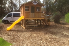 Cubby, Cubby house, timber cubby, designed, manufactured, installed