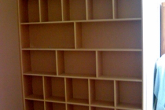 Custom made MDF bookcase, Custom made furniture