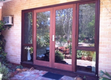 Jarrah 1 Lite Doors