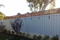 Timber slat screening