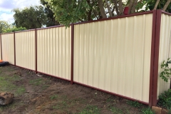 Colourbond fence