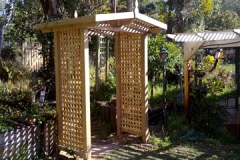 Treated pine, Gazebo, patio garden, feature, outdoor living