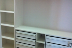 Robe fit out, Drawer and addition hanging and shelving